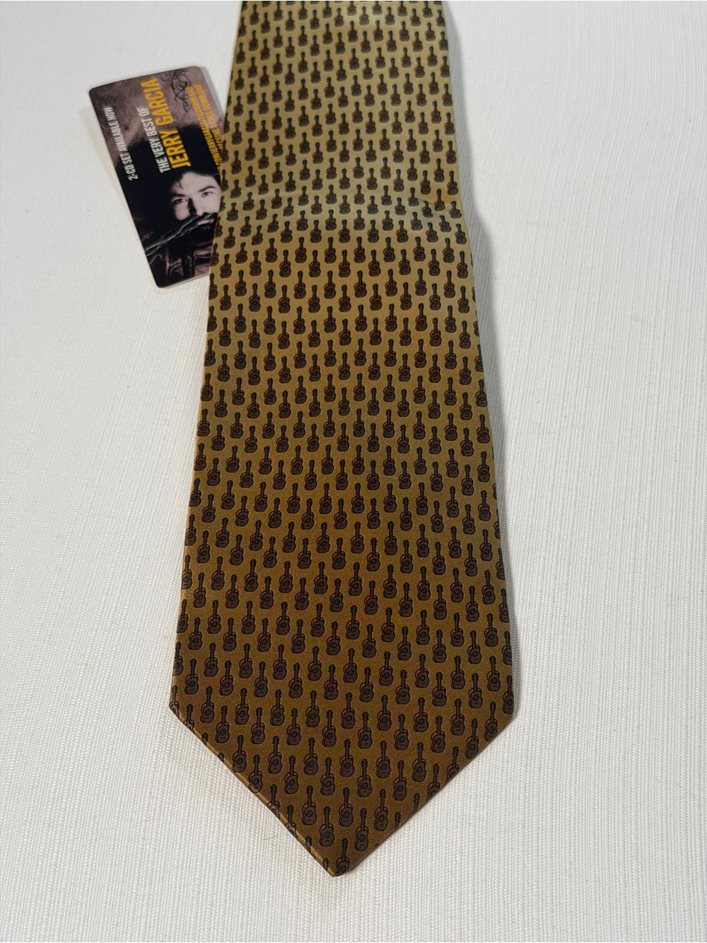 NWT J. Garcia Race Record Dream Silk Tie Collection 43 Guitar Art Limited Rare